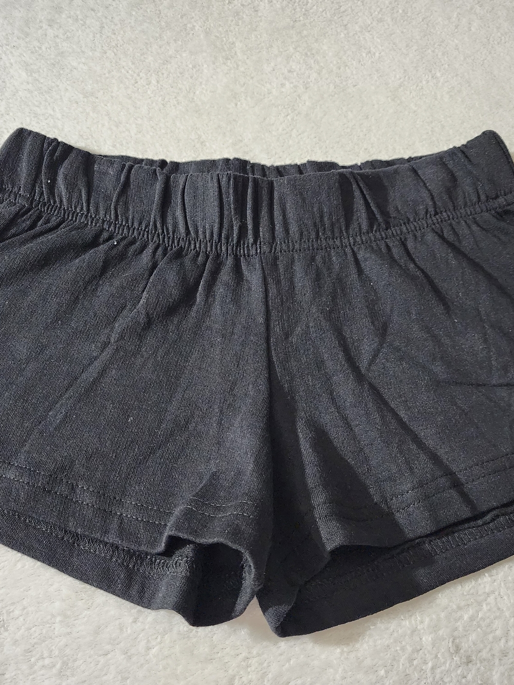 RBX Black Girls' Elastic Waist Athletic Shorts New Without Tags.
